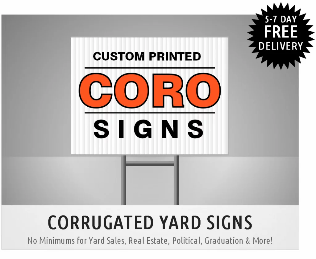 4mm Corrugated Plastic Signs