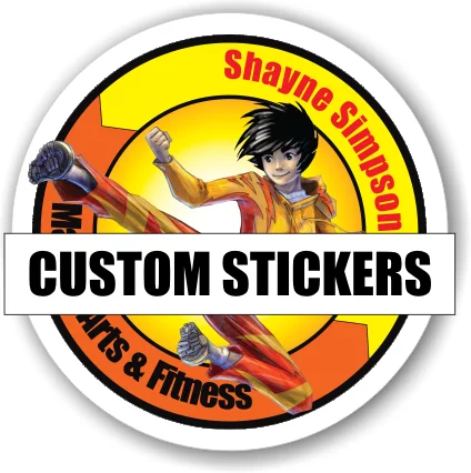 Round Outdoor Vinyl Stickers - Bulk Discount