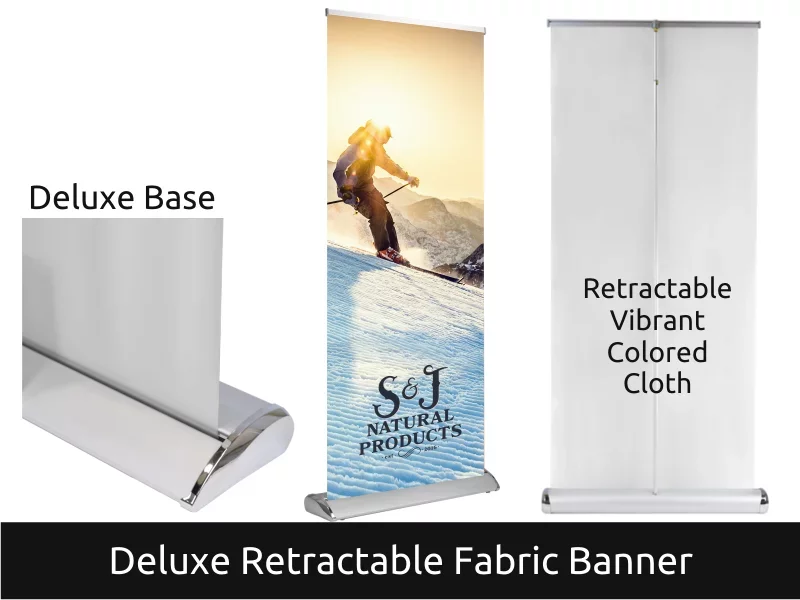 DELUXE Retractable Banner Stand
