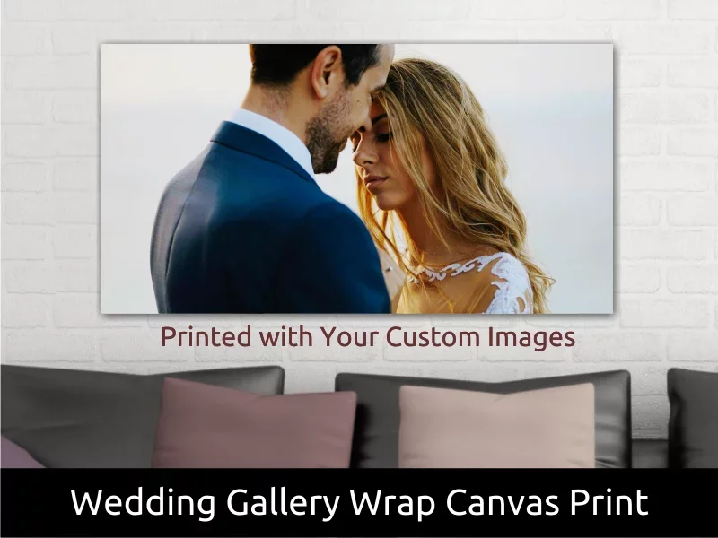 Wedding Canvas Gallery Wrap on Stretcher Bars